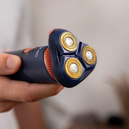 Afeitadora Cecotec PrecisionCare Aluminium Pro cuchillas titanio 80min LCD IPX6