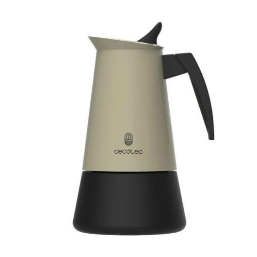 Cafeteira Italiana Cecotec Piccolina 400 Green 200ml Aço Inoxidável Indução