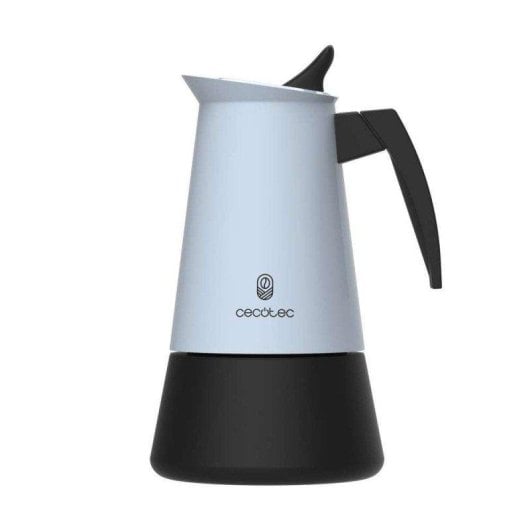 Cafetière Italienne Cecotec Piccolina 200 Blue 100ml poignée isolante inox