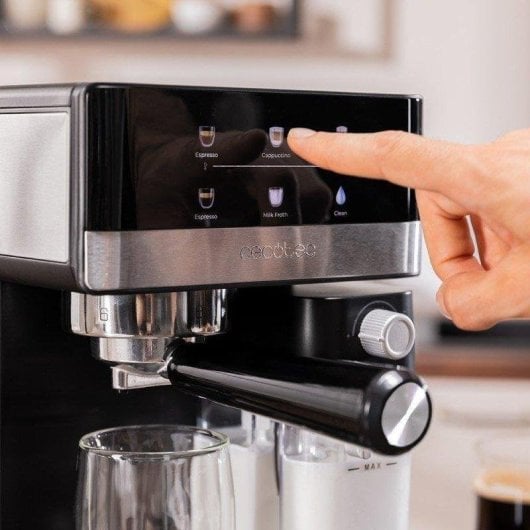 Kaffeemaschine Halbautomatisch Cecotec Power Espresso 20 Touch & Cream 1,8L 20 bar mit Milchbehälter