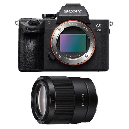 Cámara Digital Compacta Sony Alpha 7 III 24 MP Sensor CMOS Exmor R 5x Estabilización 4K WiFi