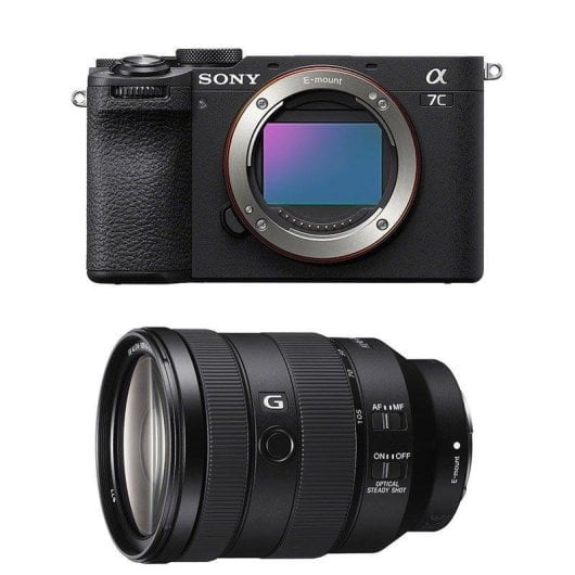 Cámara Digital Compacta Sony Alpha 7C II 33 MP Zoom Óptico FE 24-105 Sensor CMOS Full Frame 4K WiFi Pantalla Táctil