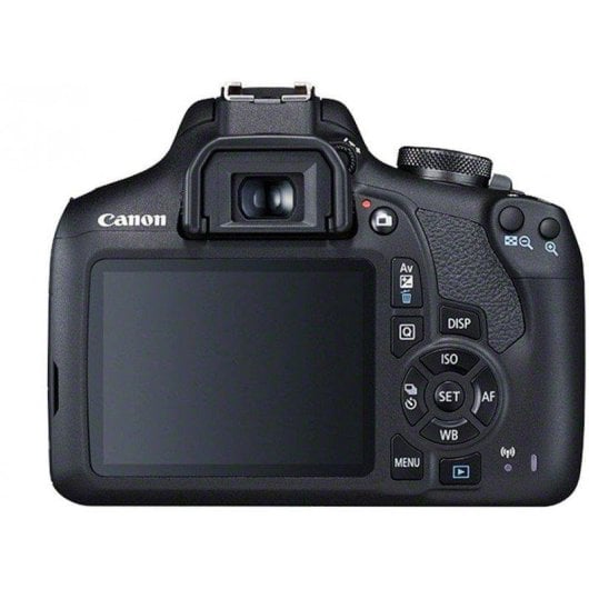 Fotocamera Digitale Reflex Canon EOS 2000D 24.1 MP Zoom Ottico 18-55mm CMOS WiFi NFC SD 4GB Borsa