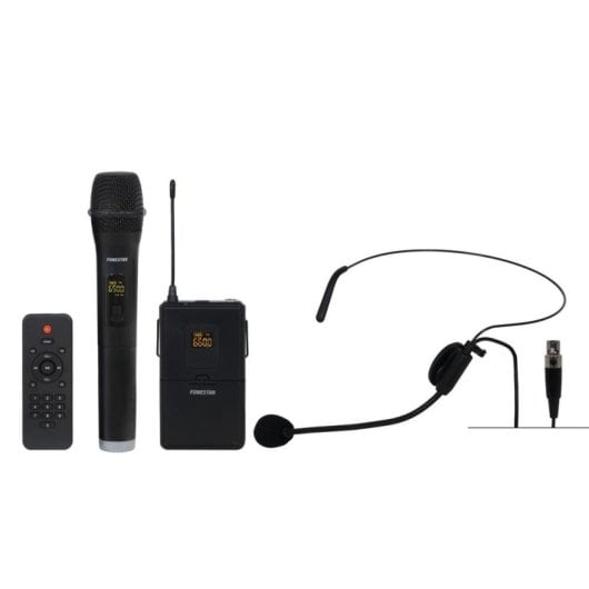 Haut-parleurs Fonestar portable filaire et Bluetooth 250W avec karaoké