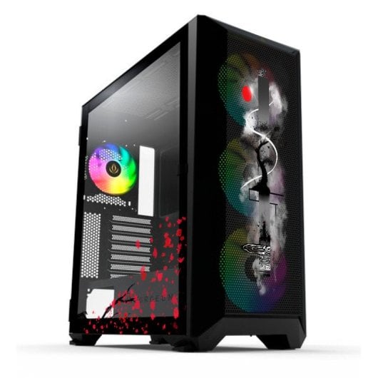 Torre para PC Forgeon Arcanite ARGB Mesh Preta ATX - Japão da PcCom