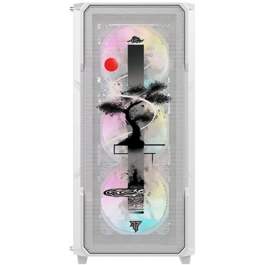 Torre PC Tempest Garrison ARGB ATX Cristal Templado USB 3.0 Blanca - Japan by PcCom