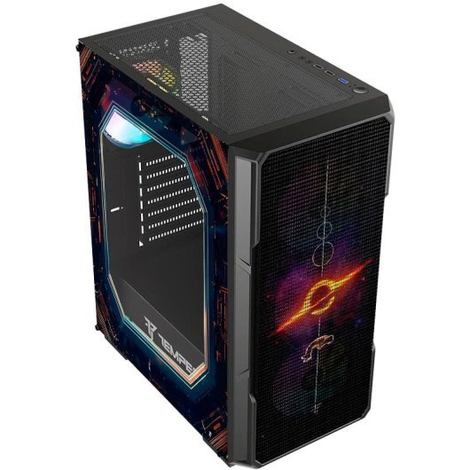 Torre PC Tempest Garrison ARGB ATX Cristal Templado USB 3.0 Negra - Space by PcCom