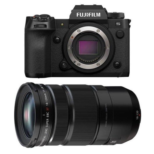 Cámara Digital Compacta Fujifilm X-H2s 26.1 MP Zoom 18-120mm Sensor CMOS X-Trans 5 HS 7 ejes WiFi 4K