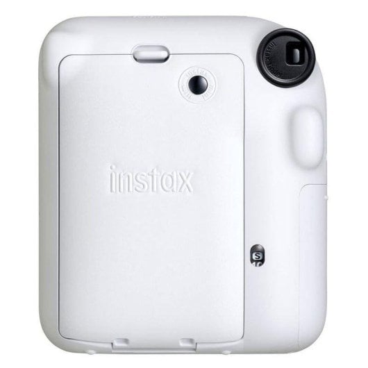 Appareil Photo Compact Fujifilm Instax Mini 12 Capteur Instantané Blanc Pack Cadeau Mode Selfie Exposition Auto