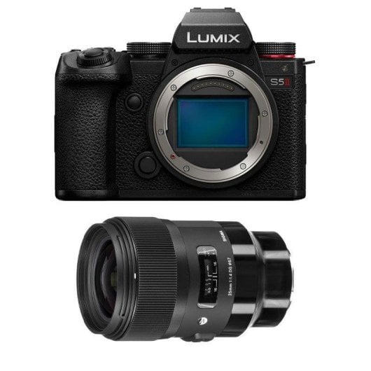 Câmara Digital Compacta Panasonic Lumix S5 Mark II 24,2MP Zoom Óptico Sensor Full-Frame Autofocus Híbrido Estabilização Dual WiFi