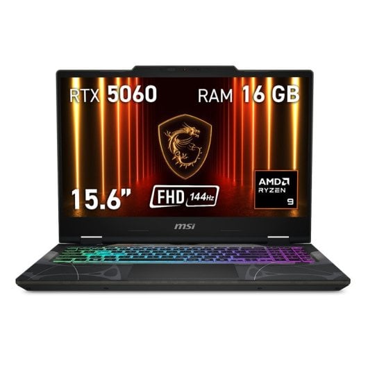 Notebook MSI Cyborg A15 AI B2HWFKG-072XES 15.6" AMD Ryzen 9 270 16GB 1TB SSD RTX 5060 8GB RGB