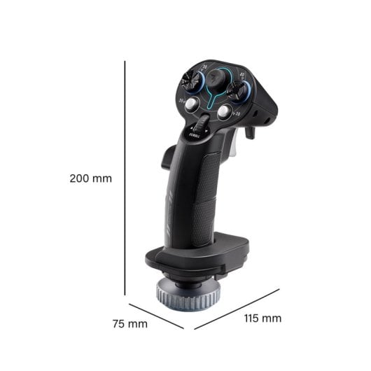 Thrustmaster Sol-R 3 AVA Add-On Grip - Poignée Ambidextre pour Simulation Spatiale sur PC