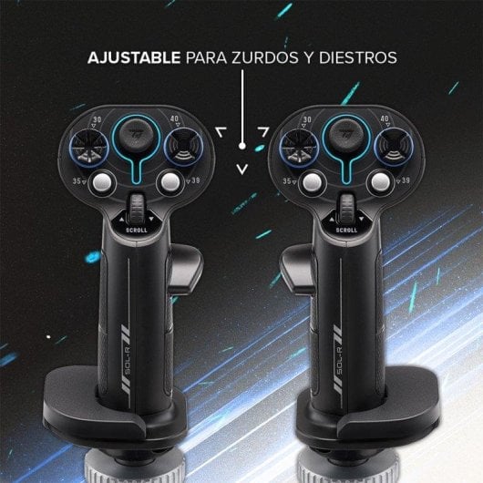 Thrustmaster Sol-R 3 AVA Add-On Grip - Poignée Ambidextre pour Simulation Spatiale sur PC