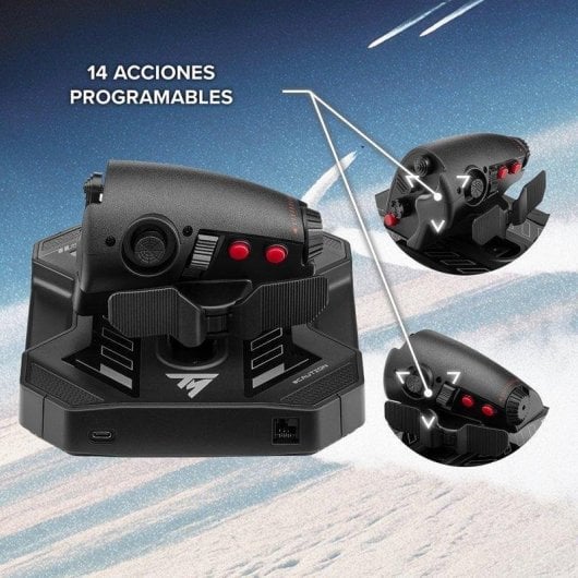 Thrustmaster Sol-R 6 Throttle Accélérateur pour simulation de vol sur PC