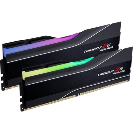 Mémoire RAM G.Skill Trident Z5 Neo RGB 32 Go (2 x 16 Go) DDR5 6400 MHz CL30 AMD EXPO, noire