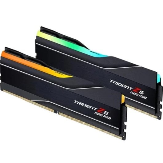 Mémoire RAM G.Skill Trident Z5 Neo RGB 32 Go (2 x 16 Go) DDR5 6400 MHz CL30 AMD EXPO, noire
