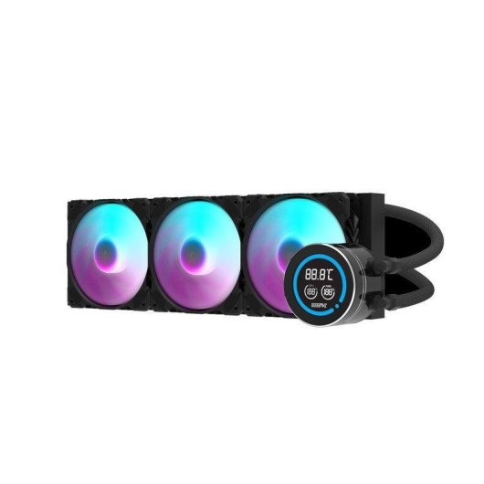 Refrigeración Líquida darkFlash DN360D Black 360mm 3 Lüfter ARGB LCD-Display