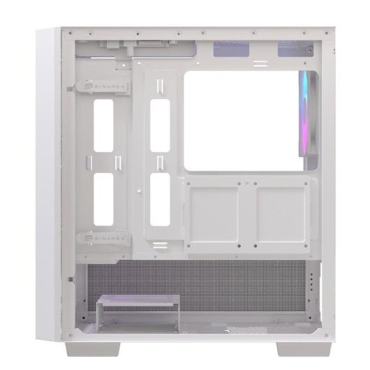 Caixa Einarex PULSE PM150 RGB Branca Vidro Temperado Micro-ATX Mini-ITX