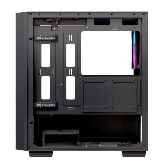 Caixa Einarex PULSE PM150 RGB Black vidro vidro temperado Micro-ATX USB-C