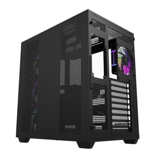 Caja DarkFlash DQX80 Black Full Tower triple cristal 4x ARGB ATX/USB-C