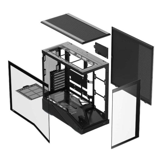 Caja ordenador Abysm ARIAN FRAME A400 Black ATX Cristal Templado ARGB PWM