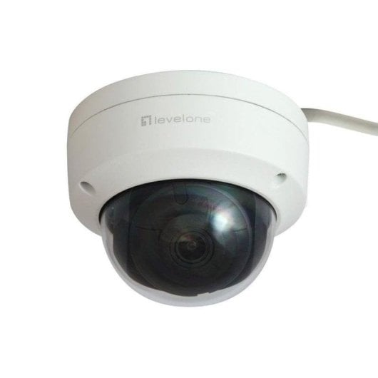 Caméra de surveillance LevelOne FCS-3404 6MP Vision Nocturne Intérieur et Extérieur Détection IA Audio Bidirectionnel
