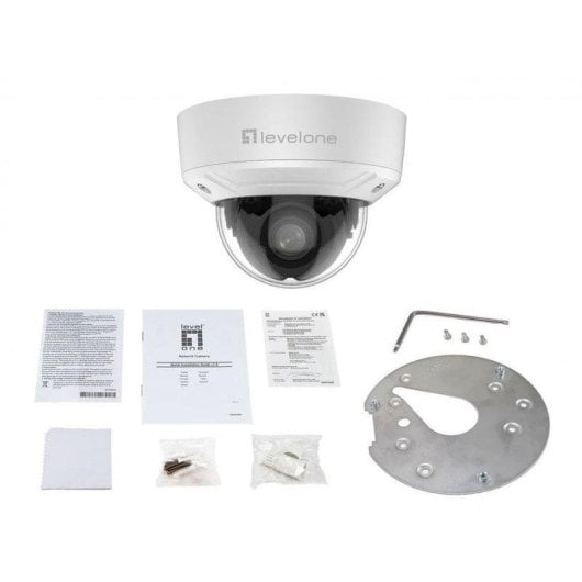 Videocamere di sorveglianza LevelOne FCS-3461 FullHD Visione Notturna Interno ed Esterno Rilevamento IA