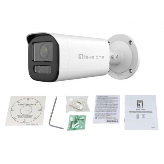 Überwachungskamera Level One FCS-5222 FullHD Nachtsicht Innen und Außen Zwei-Wege-Audio