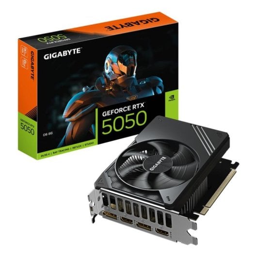 Tarjeta Gráfica GIGABYTE GeForce RTX 5050 8GB GDDR6 Reflex 2 RTX AI DLSS4