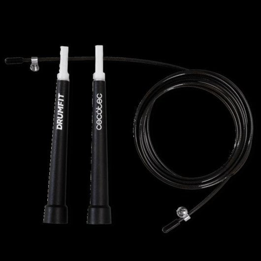 Comba DrumFit Speed Rope acero 300 cm mango ergonómico ajustable