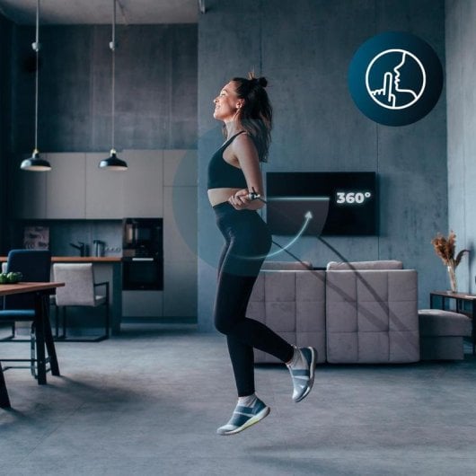 Comba DrumFit Speed Rope acero 300 cm mango ergonómico ajustable