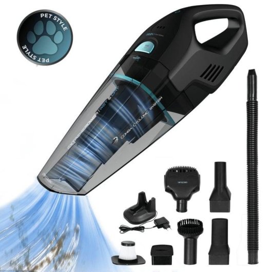 Aspirador de mano Cecotec Conga Immortal 22.2V 150W Sin cable Filtro alta eficiencia Autonomía 25 min