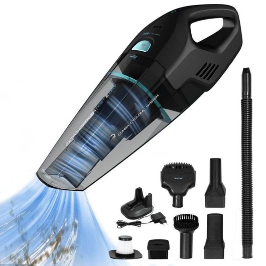 Aspirador de mano Cecotec Conga Immortal 22.2V 150W Sin cable Filtro alta eficiencia Autonomía 25 min