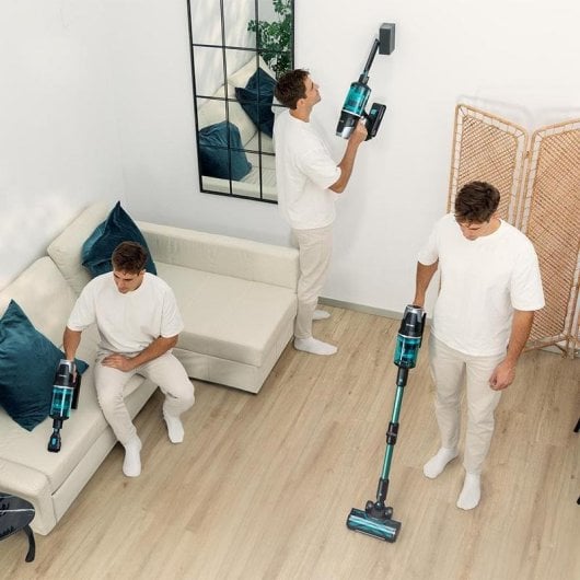 Aspirador Sem Fio Cecotec Conga Rockstar RX50 Pet Flex X-Treme 300AW Tubo Flexível e Escova HairLess