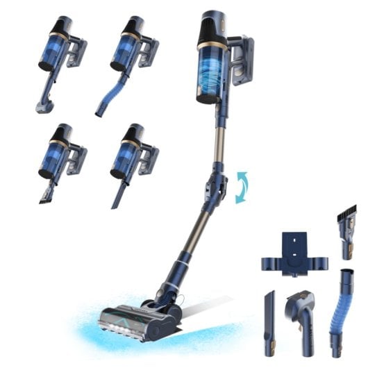 Aspirateur sans fil Cecotec Conga Rockstar RS70 Pet Flex X-Treme 500W 150AW Autonomie élevée LED