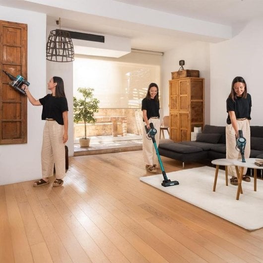 Aspirador Sem Fio Cecotec Conga Rockstar P50 X-Treme 265W Autonomia 50min Luz LED