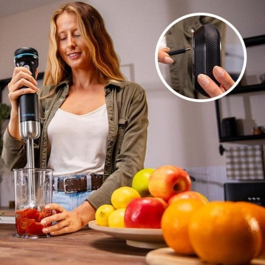 Batidora de mano BioloMix BlendGo batería 180 W velocidades accesorios