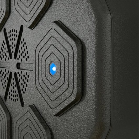 Sportnow Máquina Boxeo Musical Pared Con Guantes Conexión Bluetooth Y Luces Led