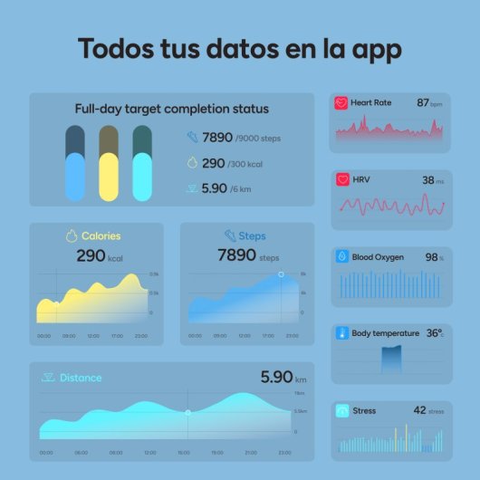 Aktivitätsarmband Ksix Vitalis Bluetooth Schwarz 30 Tage Akku Gesundheitsüberwachung 5ATM