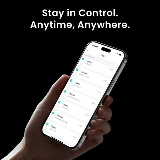 Serrure Intelligente SwitchBot Lock Ultra Bluetooth Ouverture par Empreinte Digitale et App Compatible Matter Alexa Google Home Apple HomeKit