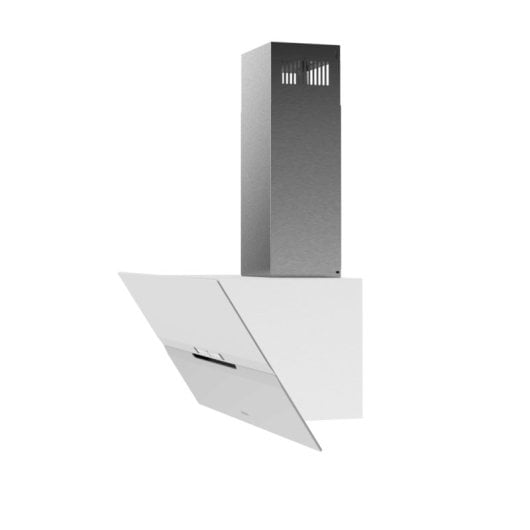 Campana extractora Cecotec Bolero Flux DT 908010 Recirculação 90cm vidro branco comandos táteis