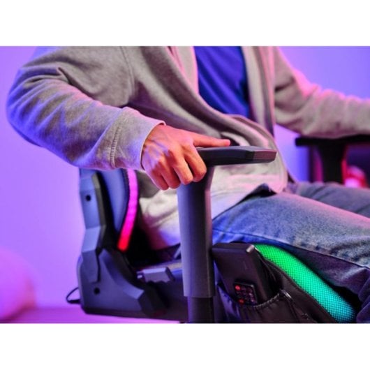 Gaming-Stuhl Trust GXT 719 Ruya RGB Höhenverstellbar 3D Armlehnen 150 kg Schwarz