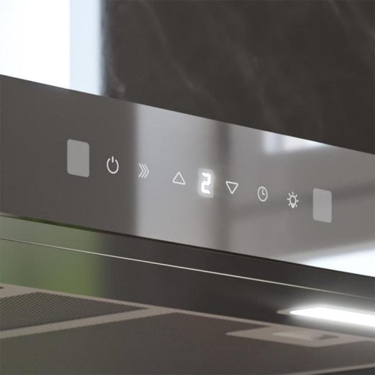 Campana extractora Cecotec Flux TT 905500 Recirculación 90cm control táctil y Hand Movement