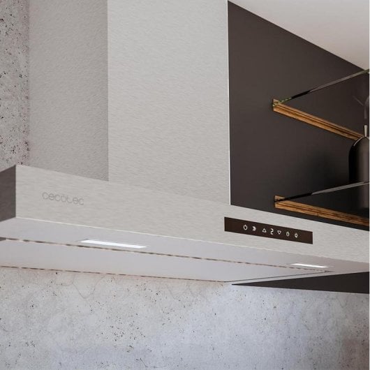 Campana extractora Cecotec Bolero Flux TT 908000 Umluft 90cm mit Glass Touch & Hand Gesture