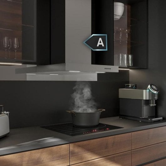 Campana extractora Cecotec Bolero Flux TM 906500 Umluft 90cm mit LED und Kohlefilter