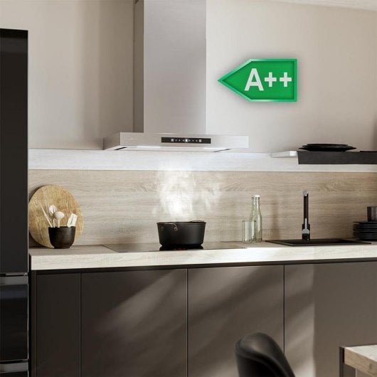 Campana extractora Cecotec Bolero Flux TT 608000 T de 60cm con display táctil y control gestual