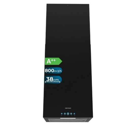 Campana extractora Cecotec Bolero Flux ICT 388000 Recirculação 38cm filtro carbono Delay Function