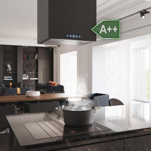 Campana extractora Cecotec Bolero Flux ICT 388000 Recirculação 38cm filtro carbono Delay Function