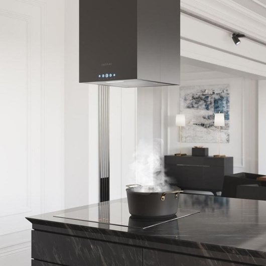 Campana extractora Cecotec Bolero Flux ICT 388000 Recirculação 38cm filtro carbono Delay Function