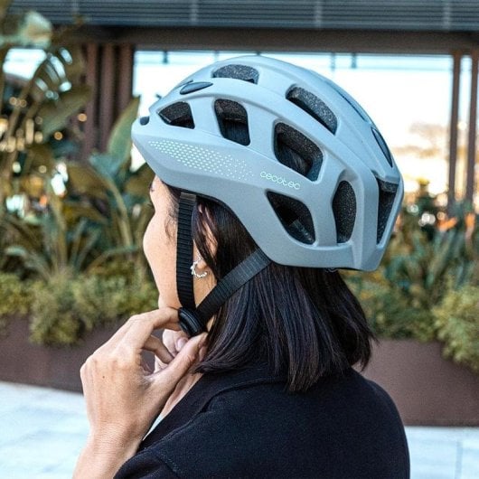 Fahrradhelm Cecotec BrainGuard Sprinter Grey S-M Leichtgewicht Anpassbar Grau